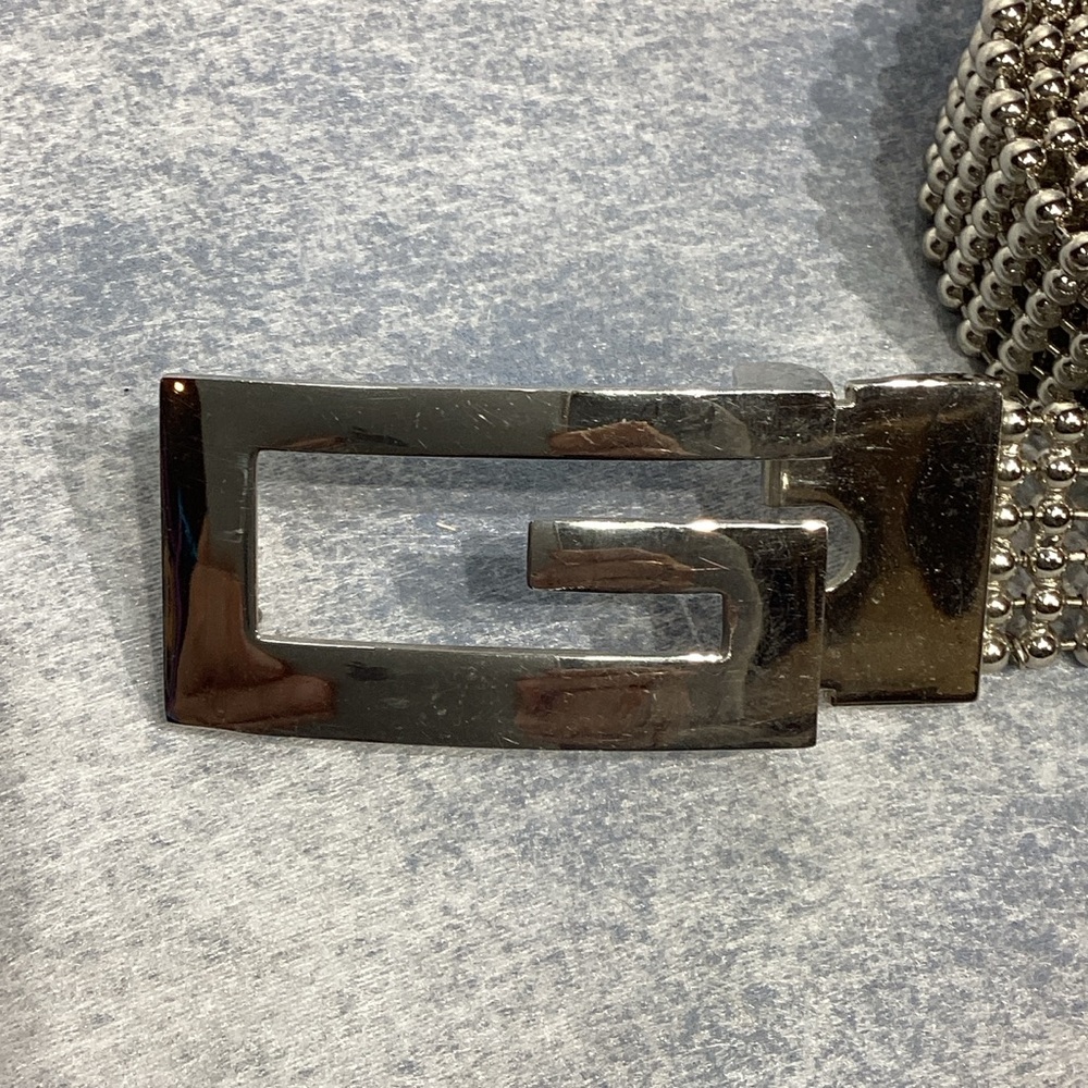 Guess Ball Chain Belt Flexible Y2K 38" Max - Picture 3 of 8